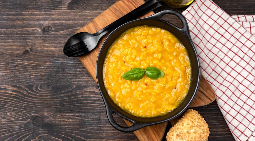 Wegetariańskie Risotto z Dynią i Szafranem