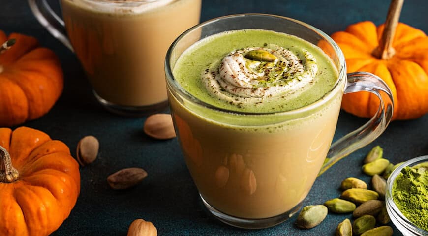 Latte Dyniowe - Spice Pumpkin Latte z Matchą