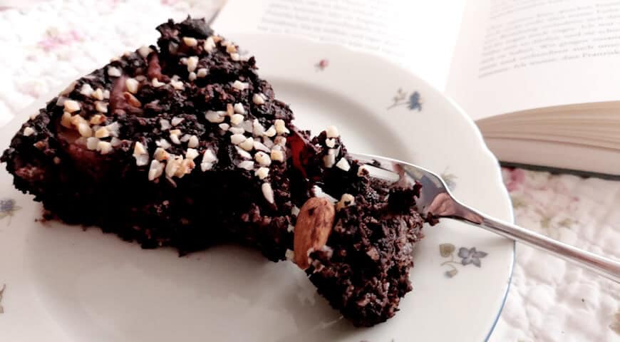 Otrębowe fit brownie